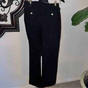 ANNE KLEIN Women’s Black Viscose Blend 4 Pocket Pants Size 6 NWOT
